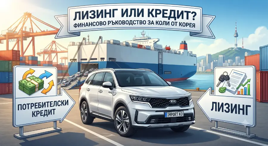 Лизинг или Кредит за автомобил от Корея?
